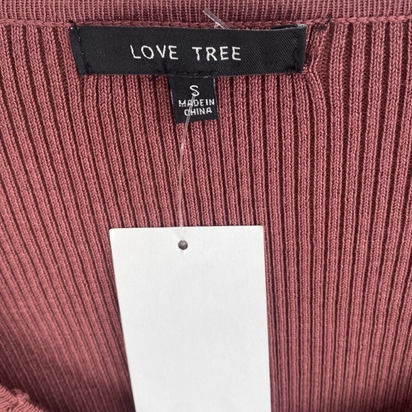 LOVE TREE Scoop Neck Bodysuit, Size S, NWT - Picture 8 of 13